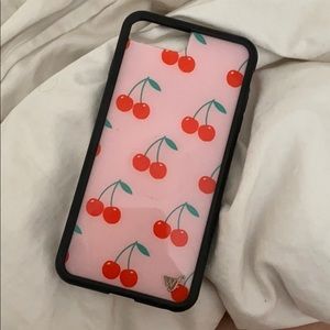 Wildflower iPhone 7/8 plus pink cherries case